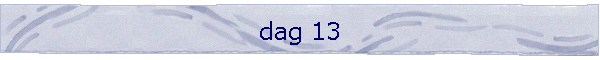 dag 13